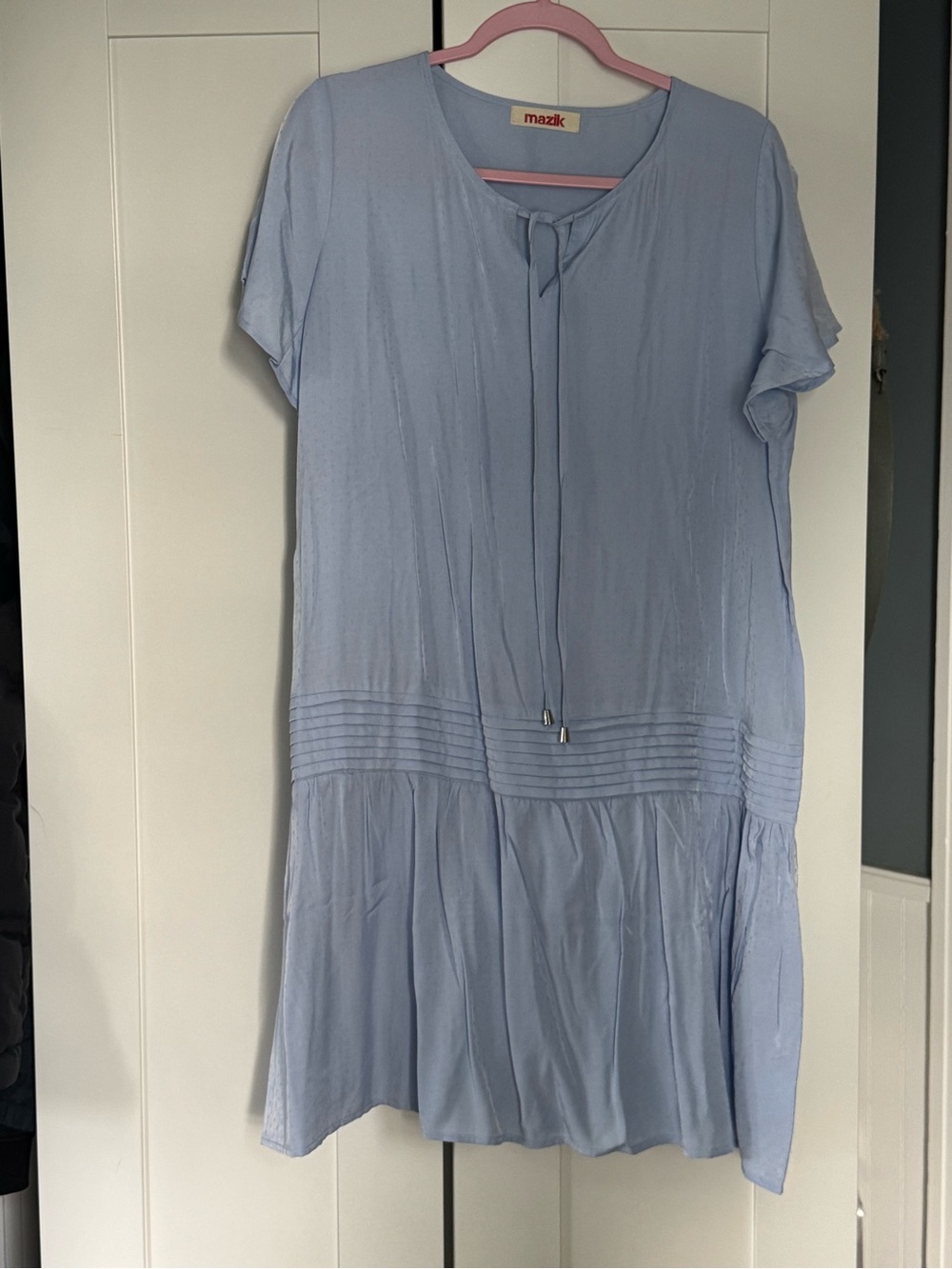 Blue drop waist Mazik dress